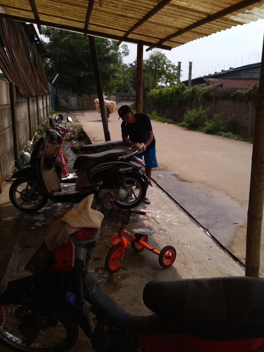 tempat cuci motormobil bang efen