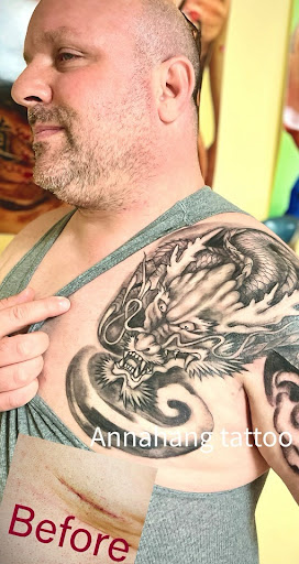 Explore a initial tattoo ideas, creative tattoo ideas in Garden Grove, available at Anna Hang Tattoo