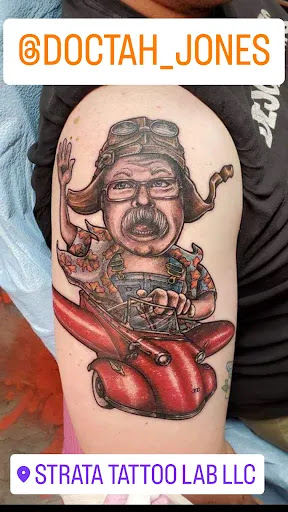 Explore curse mark tattoo ideas, creative tattoo ideas in Yucca Valley, available at Strata Tattoo Lab LLC