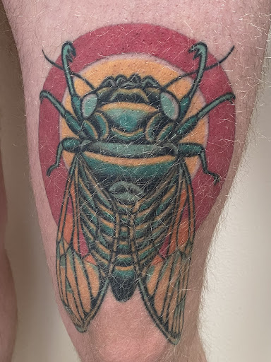 Explore volleyball tattoo ideas, creative tattoo ideas in Albuquerque, available at Holy Fool Tattoo Club