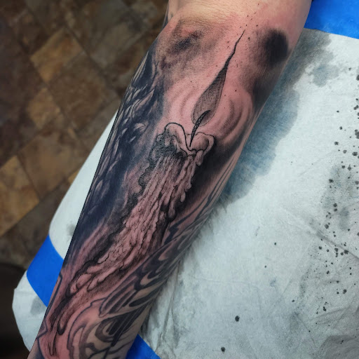 Explore raccoon tattoo ideas, creative tattoo ideas in Billings, available at Sovereign Tattoo