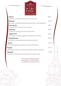 Menu du Ristorante Pizzeria Scuropasso à Cigognola