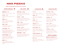 Menu / carte de Donatelo Pizzeria à Nantes