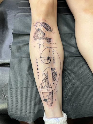 Explore luke combs tattoo ideas, creative tattoo ideas in Roanoke, available at Saint Cecilias Art Studio