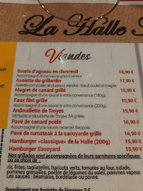 La Halle Aux Grains à Vernon menu