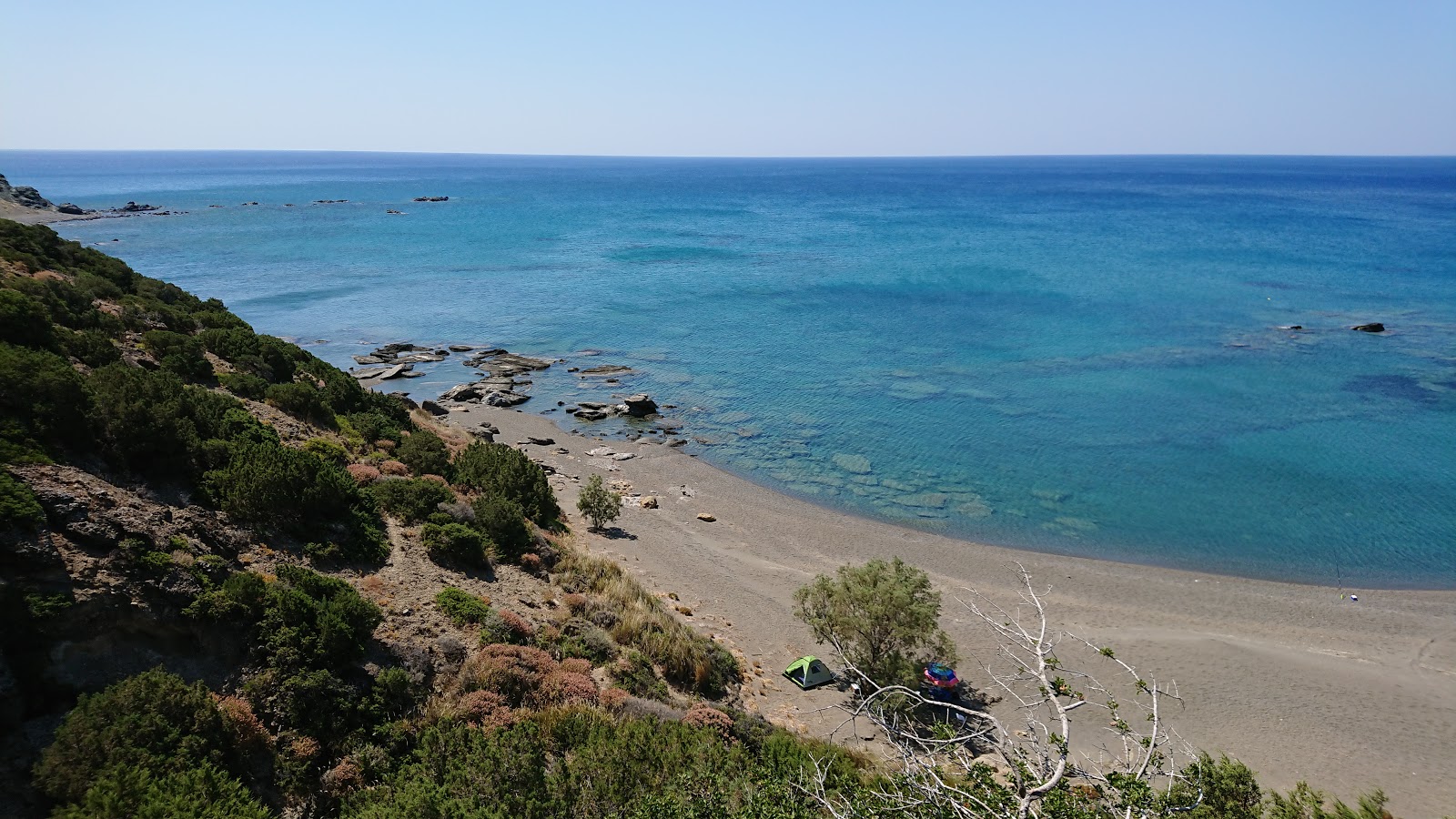Foto von Krassas beach mit brauner sand Oberfläche