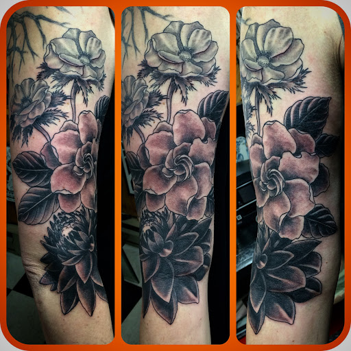 Explore waterfall tattoo ideas, creative tattoo ideas in Black River Falls, available at Black River Tattoo