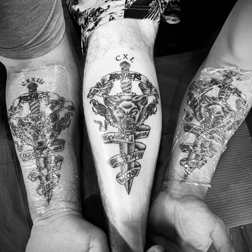 Explore wendigo tattoo ideas, creative tattoo ideas in Denison, available at Crossroads Tattoo Studio