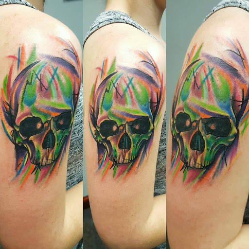 Explore back tattoo idea, creative tattoo ideas in Muncie, available at Abandon all hope tattoo and body piercing