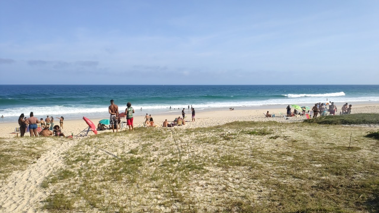 Foto van Praia de Barra Nova met recht en lang