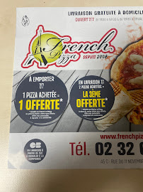 Pizzeria French Pizza Lery à Lery - menu / carte
