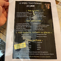 Restaurant Le Bougnat à Dives-sur-Mer (le menu)