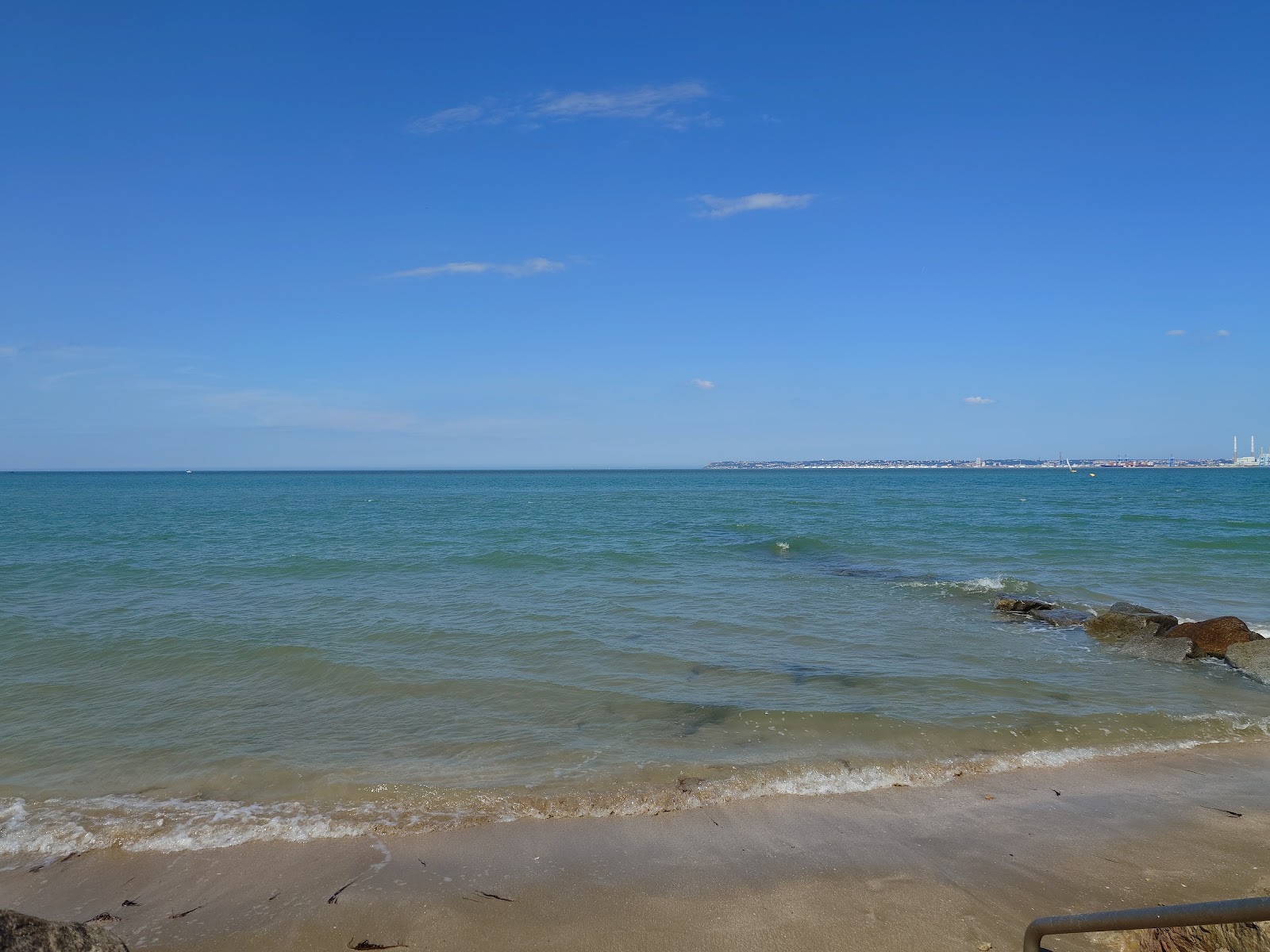 Photo of Villerville Beach and the settlement