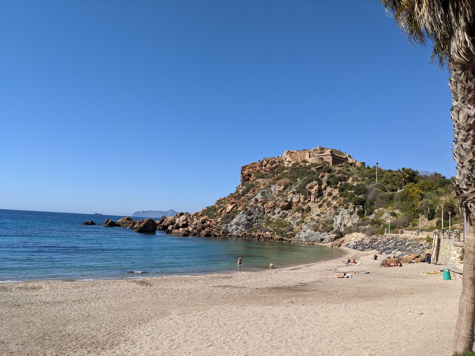 Playa La Cortina'in fotoğrafı geniş ile birlikte
