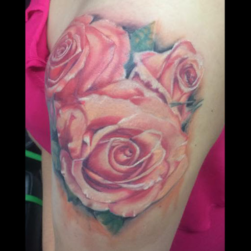 Explore moon tattoo ideas for men, creative tattoo ideas in Broken Arrow, available at Geek Ink Tattoo and Piercings