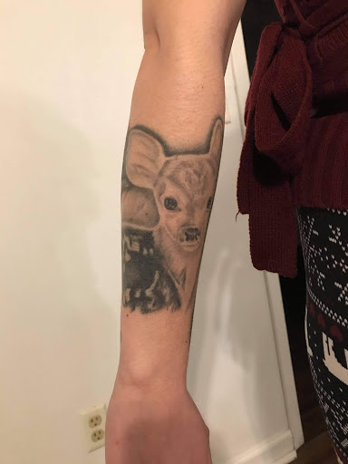 Explore nascar tattoo ideas, creative tattoo ideas in Calhoun, available at Velvet Panther Tattoo and Piercing