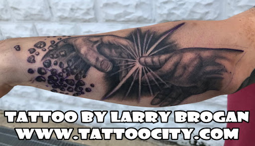 Explore blue collar tattoo ideas, creative tattoo ideas in Lockport, available at Tattoo City by Larry Brogan