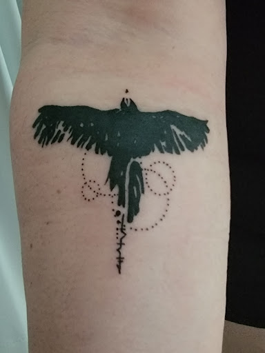 Explore tattoo ideas family names, creative tattoo ideas in Worcester, available at Caged Raven Tattoo