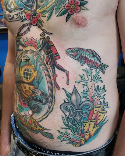 Explore scandinavian tattoo ideas, creative tattoo ideas in Covington, available at Covington Tattoo Emporium