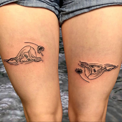 Explore shoulder tattoos ideas, creative tattoo ideas in Mobile, available at Old Familiar Tattoo Company