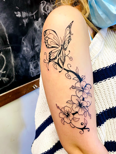 Explore english tattoo ideas, creative tattoo ideas in Corinth, available at Village Ink Therapy Tattoos