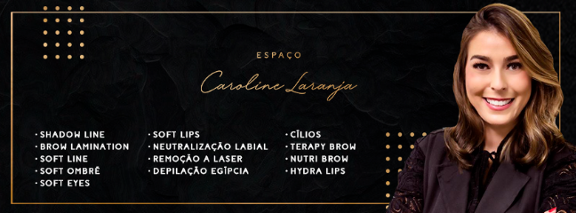 Logo da empresa - Espaço Caroline Laranja