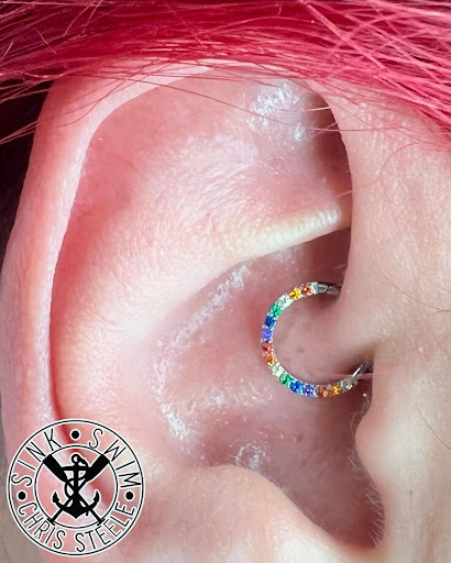 Explore film tattoo ideas, creative tattoo ideas in Marietta, available at Sink or Swim Studio and Gallery