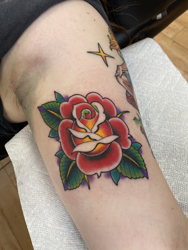 Explore red string tattoo ideas, creative tattoo ideas in Delaware, available at Rose & Web Tattoo