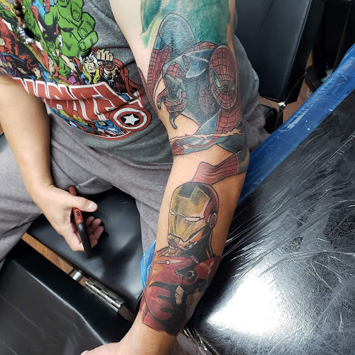 Explore fullmetal alchemist tattoo ideas, creative tattoo ideas in Fort Payne, available at Broken Arrow Tattoo Co.