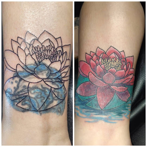 Explore tattoo faith ideas, creative tattoo ideas in Kewanee, available at Splat Ink tattoos and piercings
