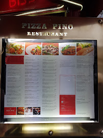 Pizza Pino à Paris menu