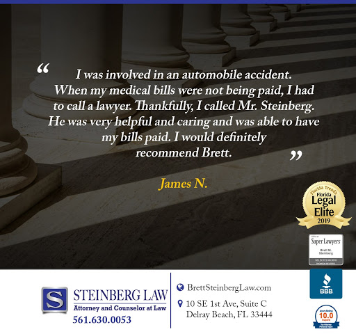 Personal Injury Attorney «Steinberg Law, P.A.», reviews and photos