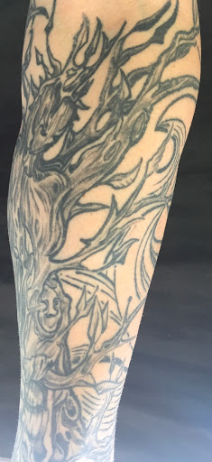 Explore mars tattoo ideas, creative tattoo ideas in Anderson, available at FearlessTattoos and Piercing