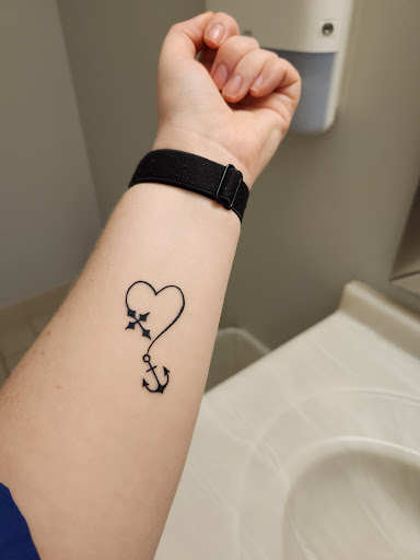 Explore initial tattoo ideas for females, creative tattoo ideas in Ypsilanti, available at Depot Town Tattoo