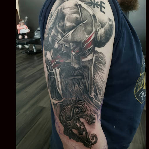 Explore pool tattoo ideas, creative tattoo ideas in Wasilla, available at Twin Ravens Tattoo