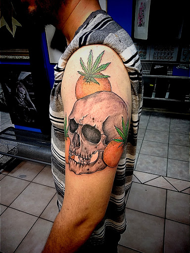 Explore medusa tattoo ideas thigh, creative tattoo ideas in Bradenton, available at Memory Lane Tattoo Co.