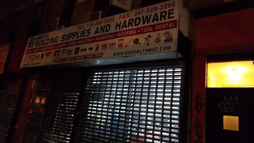 R T Building Supplies and Hardware, 646 Franklin Ave, Brooklyn, NY 11238, USA, 