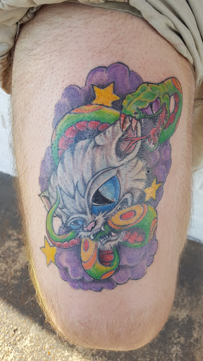 Explore colon cancer tattoo ideas, creative tattoo ideas in Huntsville, available at The Purple Goat Tattoos