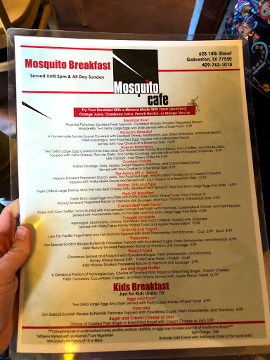 Cafe «Mosquito Cafe», reviews and photos, 628 14th St, Galveston, TX 77550, USA