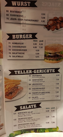 Restauration rapide Nordwalder Grill à Nordwalde (le menu)