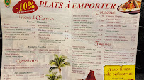 El Koutoubia à Sainte-Geneviève-des-Bois menu