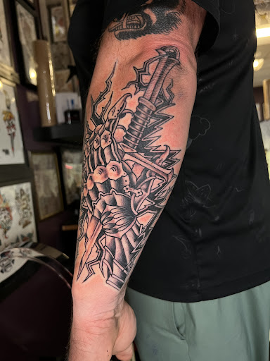 Explore jiu jitsu tattoo ideas, creative tattoo ideas in Georgetown, available at Iron Rite Tattoo South