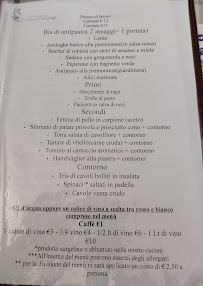 Menu du Ristorante Magna Matilde di Mordenti Alessandro à Pinasca