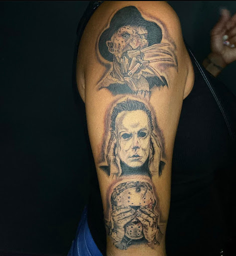 Explore 444 angel number tattoo ideas, creative tattoo ideas in Miami Beach, available at Salvation Tattoo Lounge