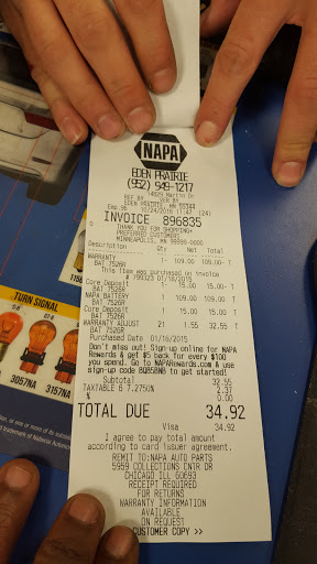 Auto Parts Store «NAPA Auto Parts - Genuine Parts Company», reviews and photos, 14829 Martin Dr, Eden Prairie, MN 55344, USA