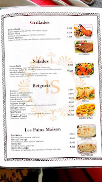 Menu du Indian Street à Nogent-le-Rotrou