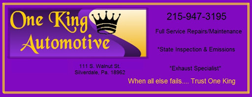 Auto Repair Shop «One King Automotive Center», reviews and photos, 111 S Walnut St, Silverdale, PA 18962, USA