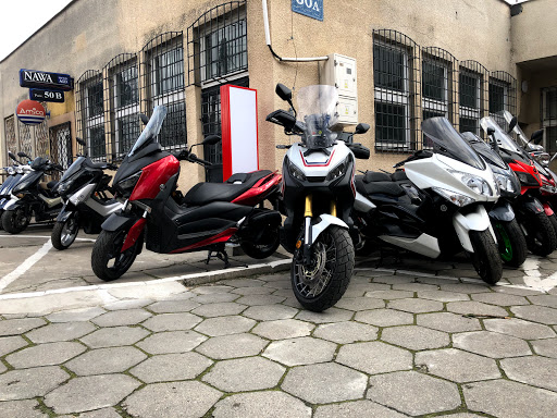 Moped scooter service.