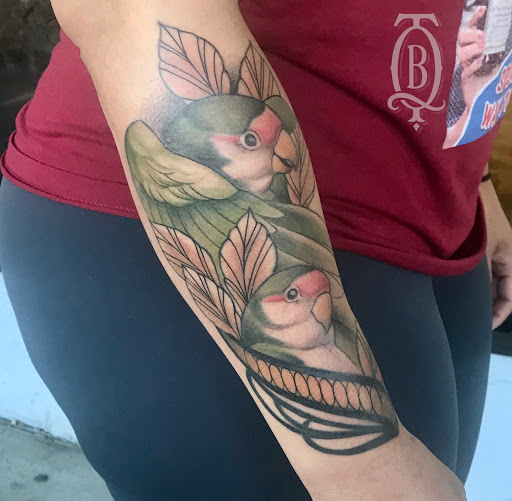 Explore brothers keeper tattoo ideas, creative tattoo ideas in Marietta, available at The Queen Bee Tattoo and Piercing Parlour