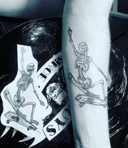 Explore hand wrist tattoo ideas, creative tattoo ideas in New Orleans, available at Catahoula Tattoo 